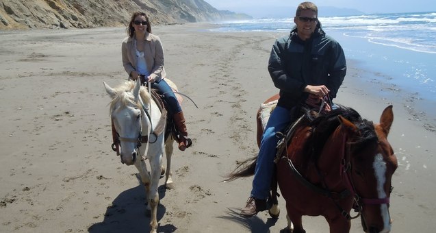 Ride horses on Ocean Beach